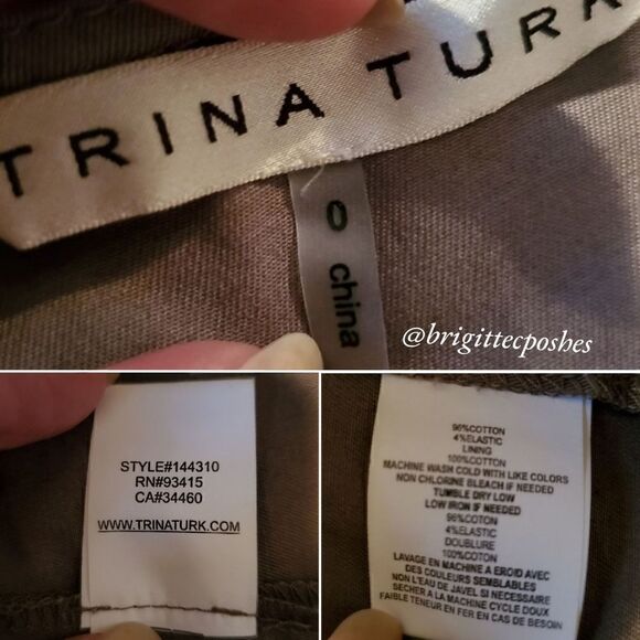 TRINA TURK Khaki Romper - Picture 11 of 11